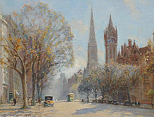 View Of Collins Street — George Hyde Pownall