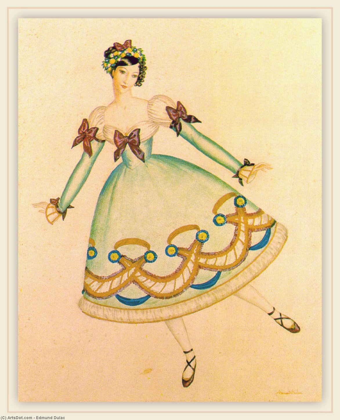 A Ballet Dancer — Edmund Dulac