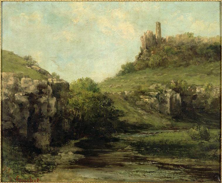 The Source At Ornans — Gustave Courbet