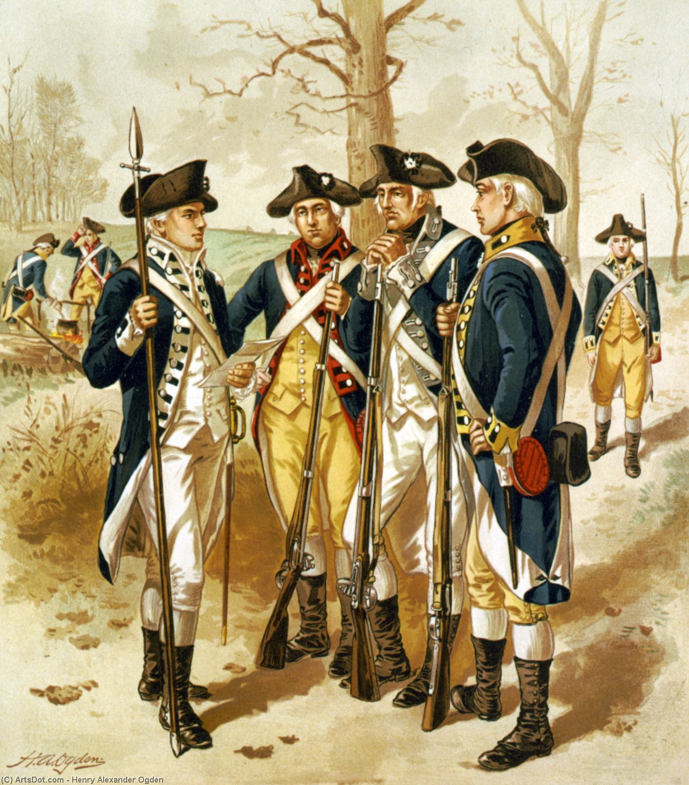 Infantry - Continental Army — Henry Alexander Ogden