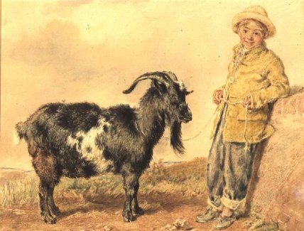 Boy And Goat, — ウィリアム・ヘンリー・ハント