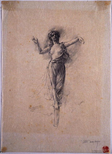 Fortune. Study For Window, Frick Building, Pittsburgh — John La Farge