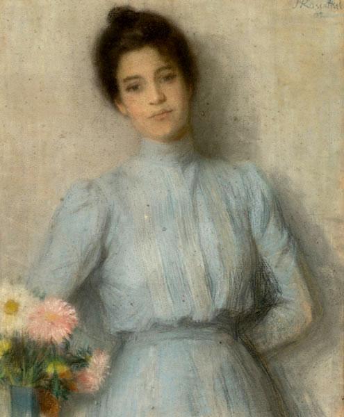 Mērijas Grosvaldes Portrets — Janis Rozentāls