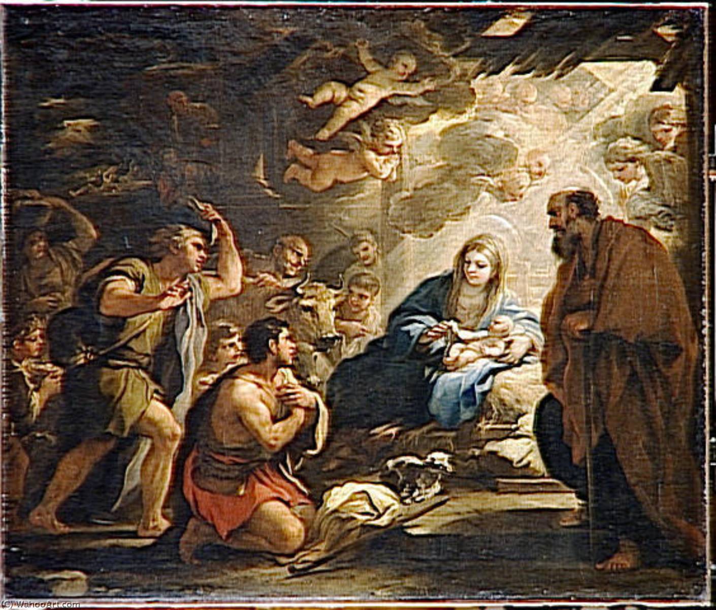 L'adoration Des Bergers — Luca Giordano