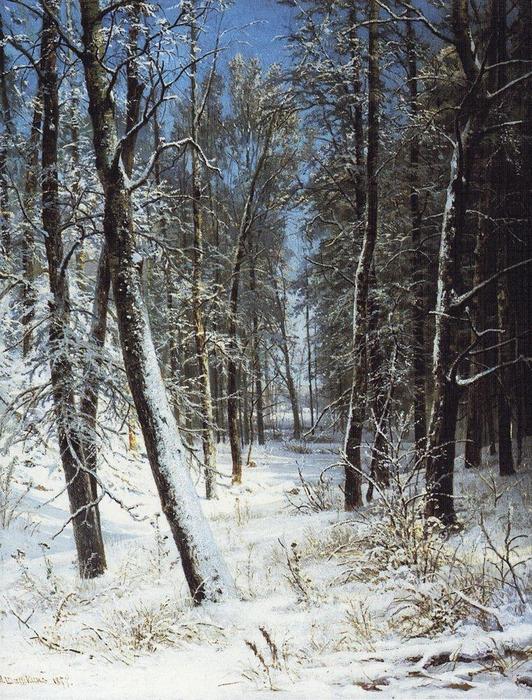 Winter In A Forest (rime) — Ivan Ivanovich Shishkin