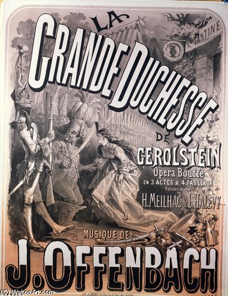 Poster For 'la Grande Duchesse De Gerolstein' — Jules Chéret