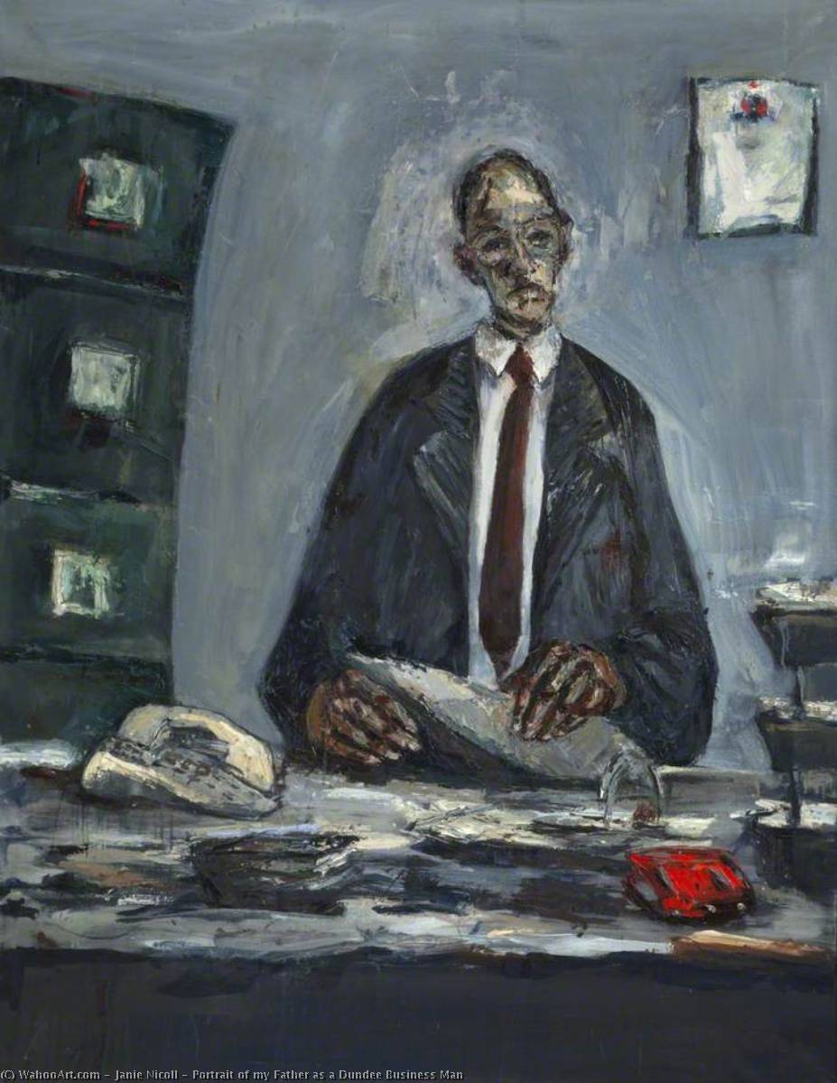 Portrait Of My Father As A Dundee Business Man — Janie Nicoll