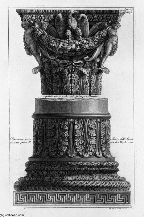 A Capital And A Base (inc F Piranesi) — Giovanni Battista Piranesi