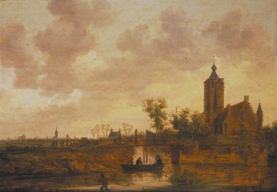 Hofstede Arnestein With Middleburg In The Distance — Jan Josephszoon Van Goyen