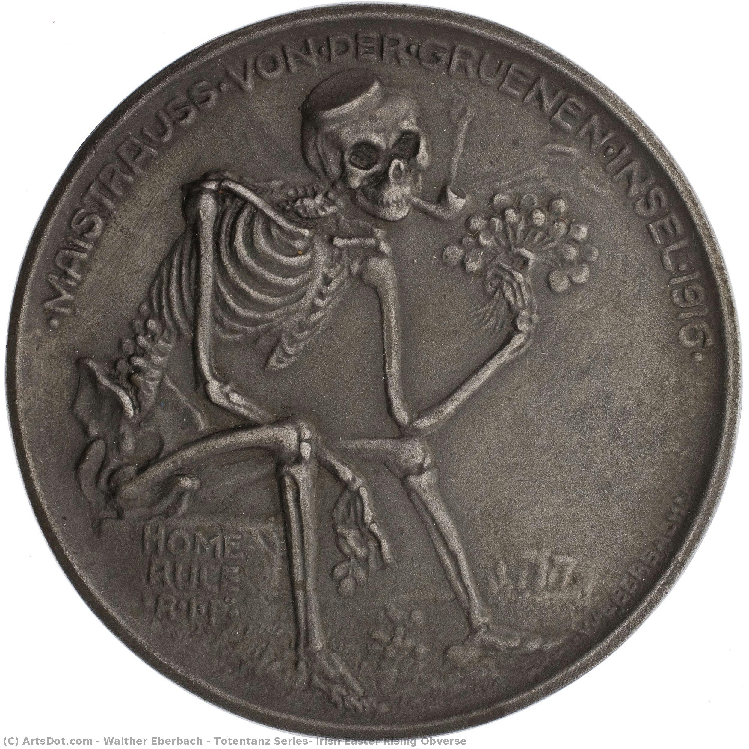 Totentanz Series: Irish Easter Rising Obverse — Walther Eberbach