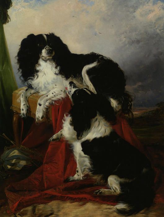 King Charles Spaniels — リチャード・アンスデル