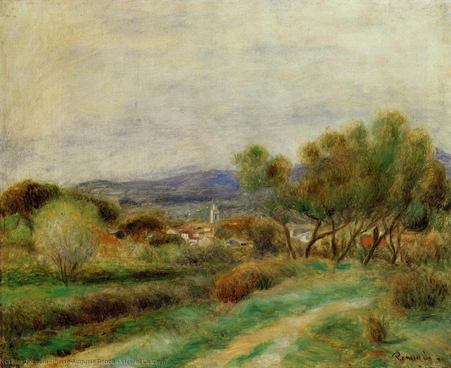View Of La Sayne — Pierre-auguste Renoir