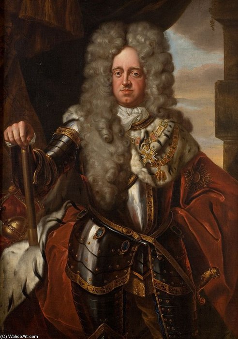 Portrait Of Johann Wilhelm, Elector Of The Palatinate — Johan François Douven