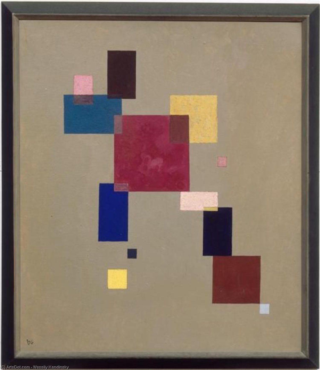 Three Rectangles — Wassily Wassilyevich Kandinsky