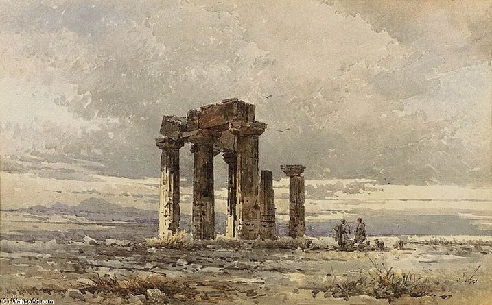 Shepperds At The Ruins — Angelos Giallina