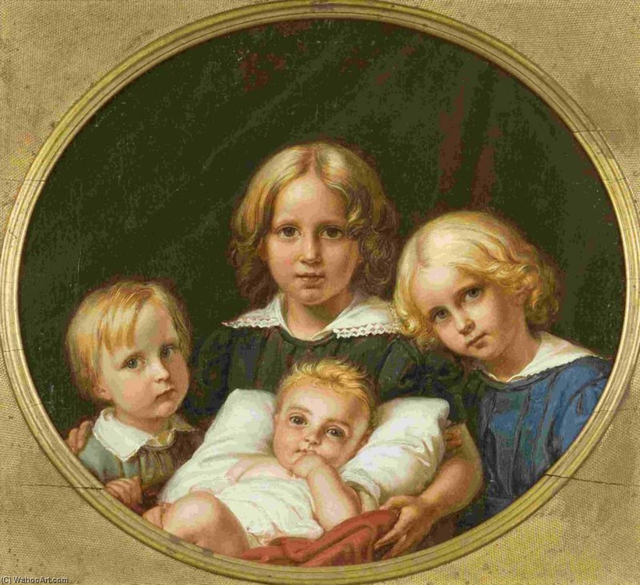 Four Children Of The Artist — Carl Joseph Begas