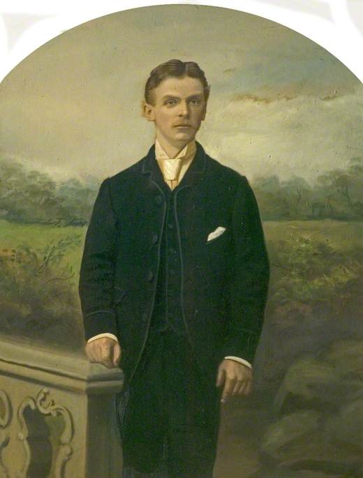 Portrait Of An Unknown Man (possibly Wallace Dyson, 1869–1937) — Joseph Syddall