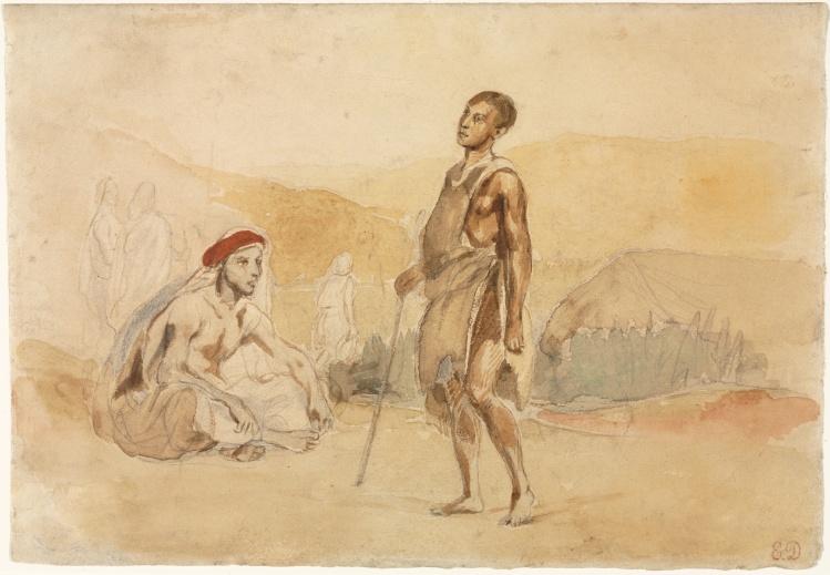 Moroccans In The Countryside — Eugène Delacroix