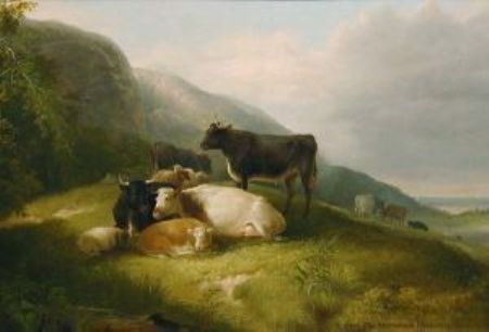 Cattle And Sheep — Alvan Fisher