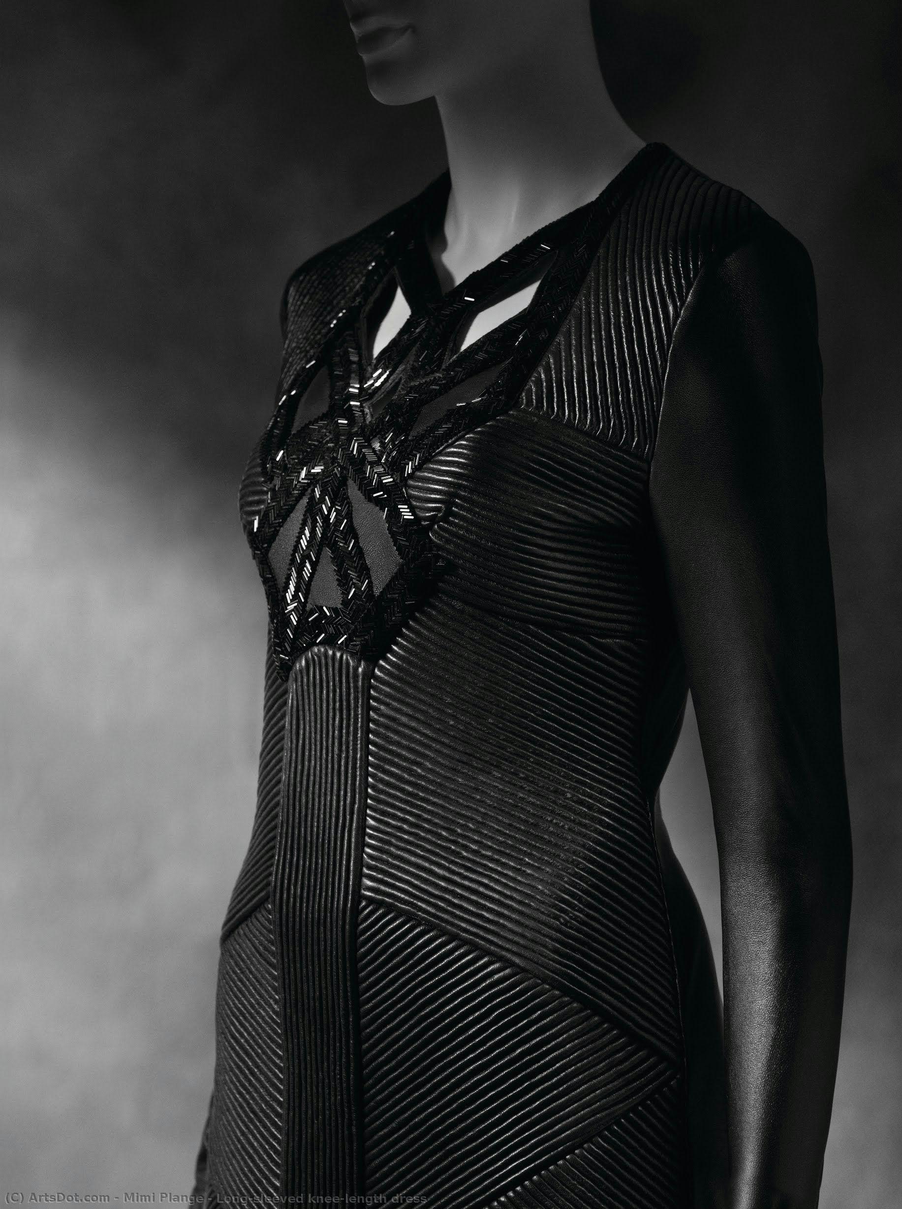 Long-sleeved Knee-length Dress — Mimi Plange