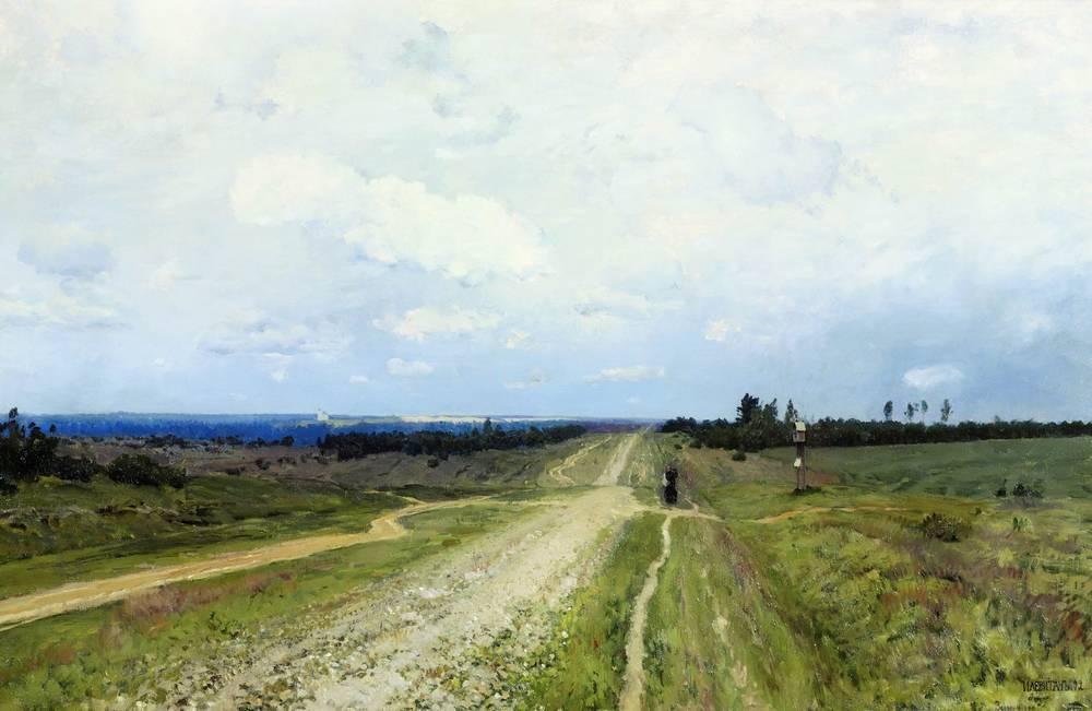 The Vladimir's Road — Isaak Ilyich Levitan