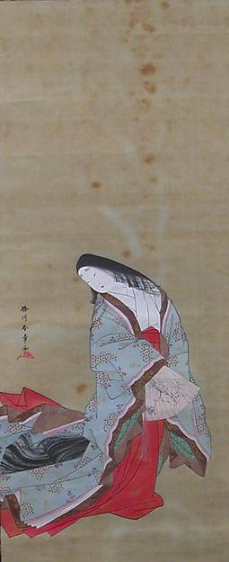 Young Lady In Waiting — Katsukawa Shunshō