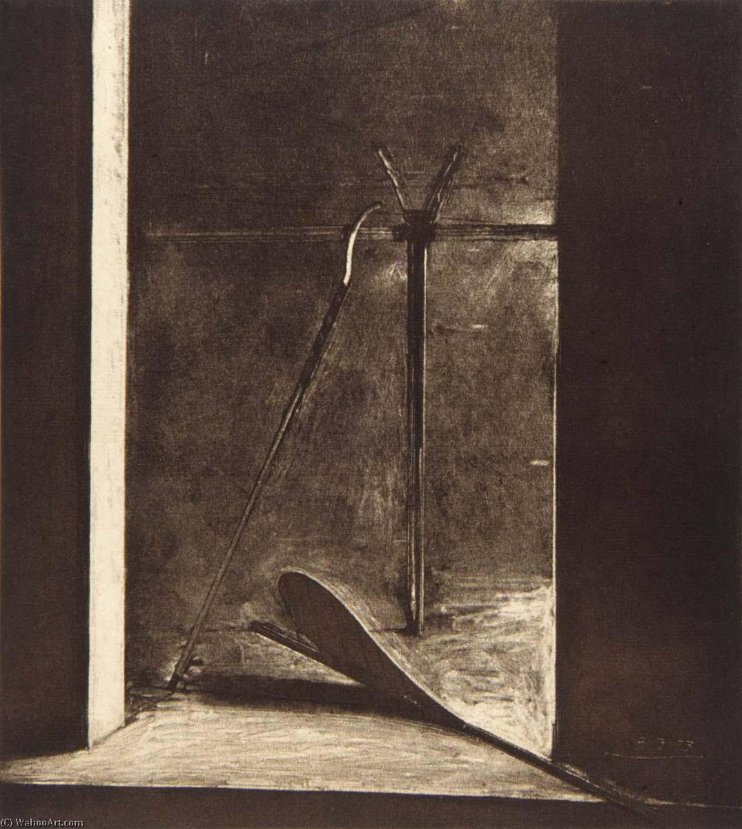 Untitled (interior Site Rust Ink), From The Portfolio Revisited — Nathan Oliveira