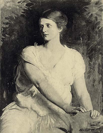 A Young Woman, (painting) — Abbott Handerson Thayer