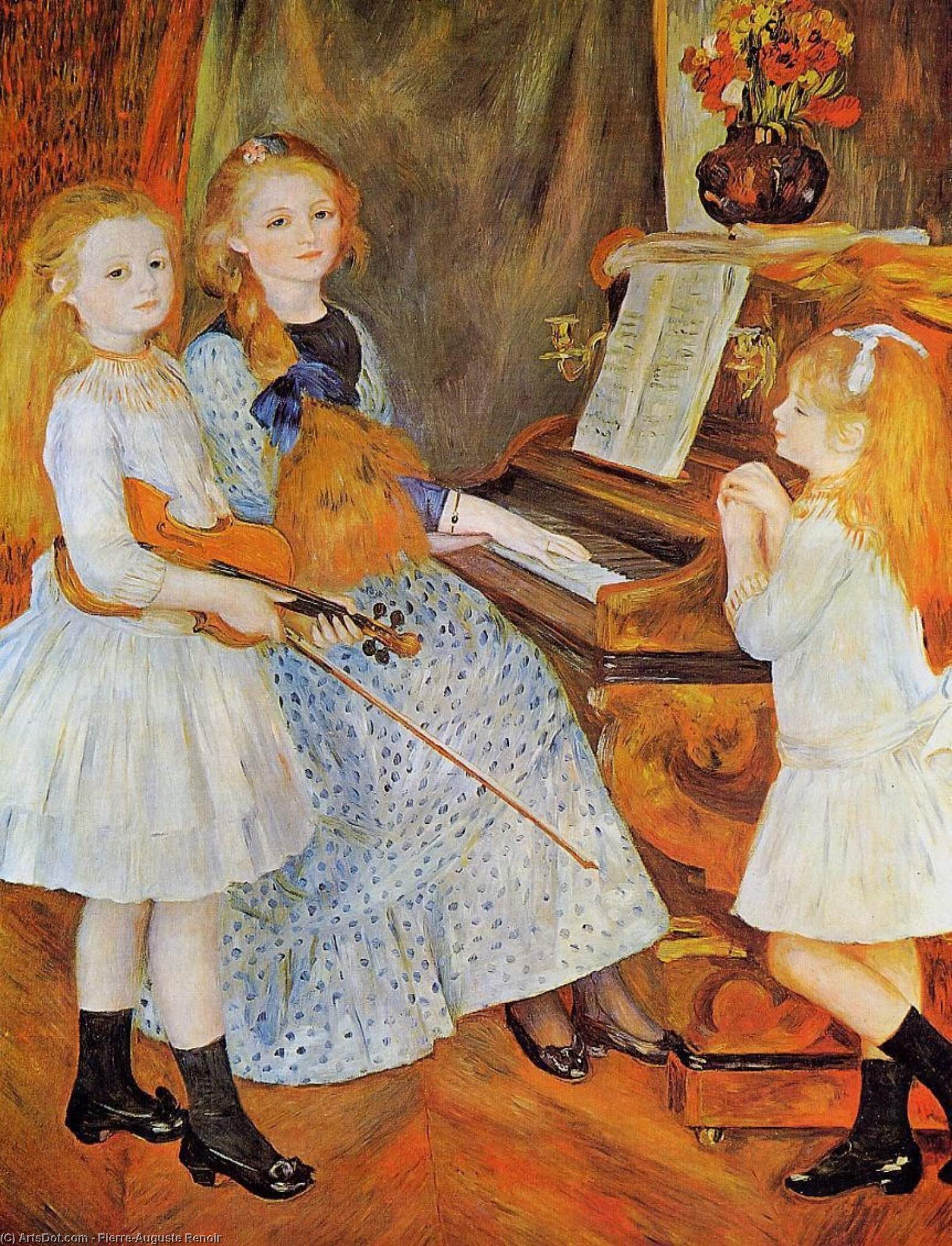 The Daughters Of Catulle Mendes — Pierre-auguste Renoir
