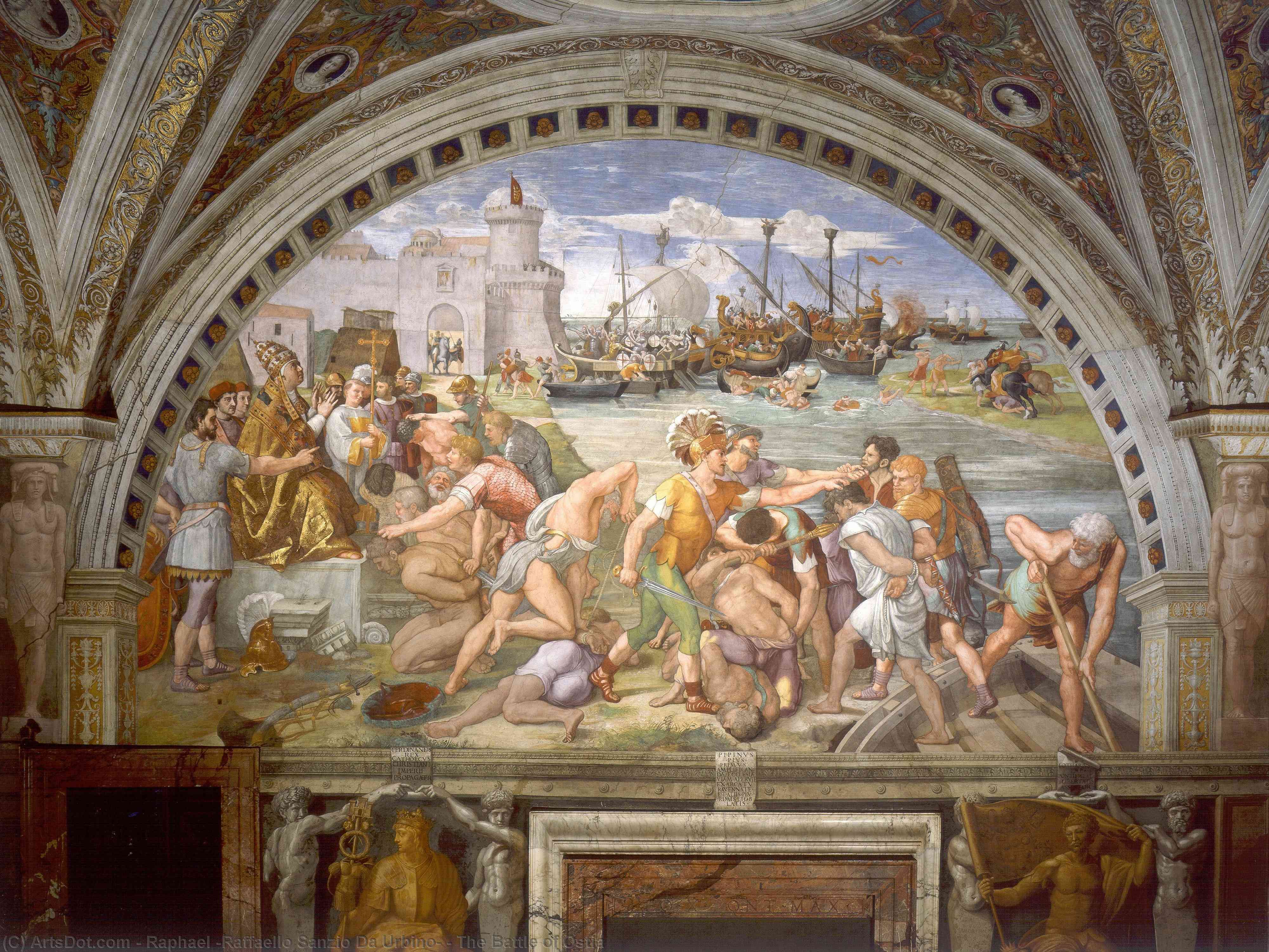 The Battle Of Ostia — ラファエロ