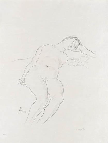 Nu En Repose — Léonard Tsuguharu Foujita