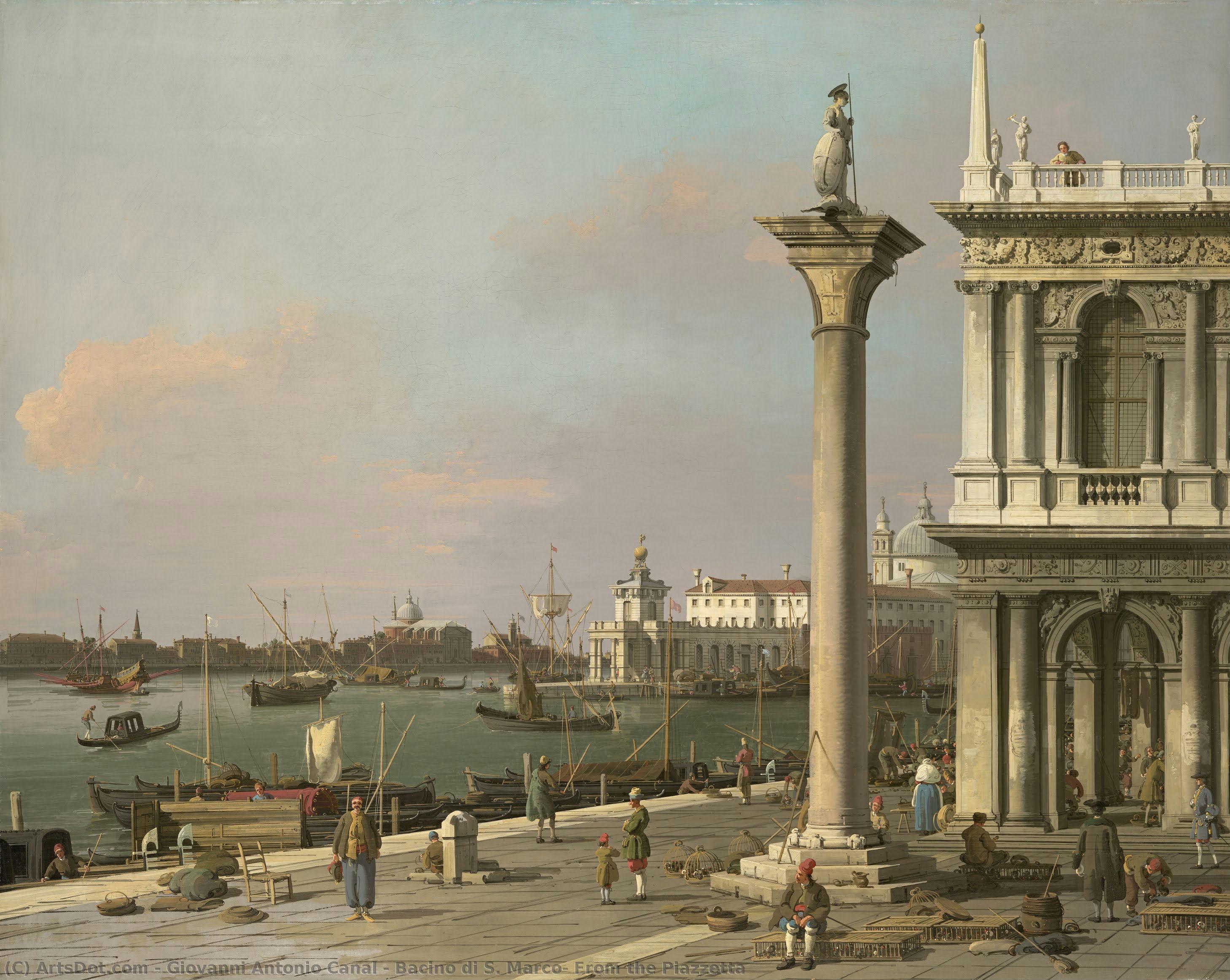 Bacino Di S. Marco: From The Piazzetta — Canaletto