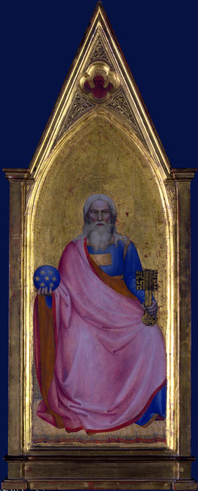 Christ Of The Apocalypse - Central Pinnacle Panel — Giovanni Da Milano