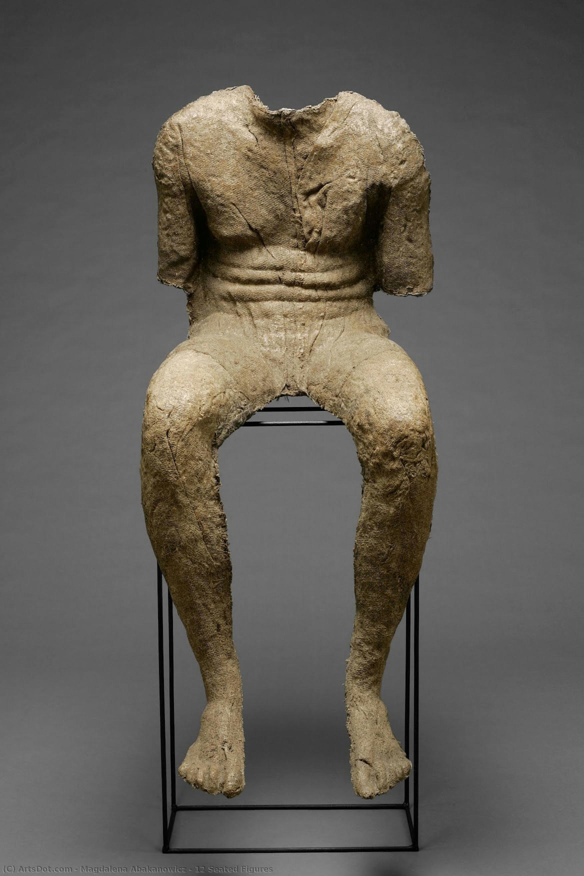 12 Seated Figures — Magdalena Abakanowicz