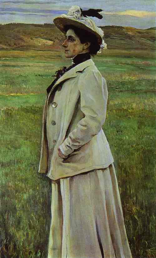Portrait Of Natalia Yashvil — Mikhail Nesterov