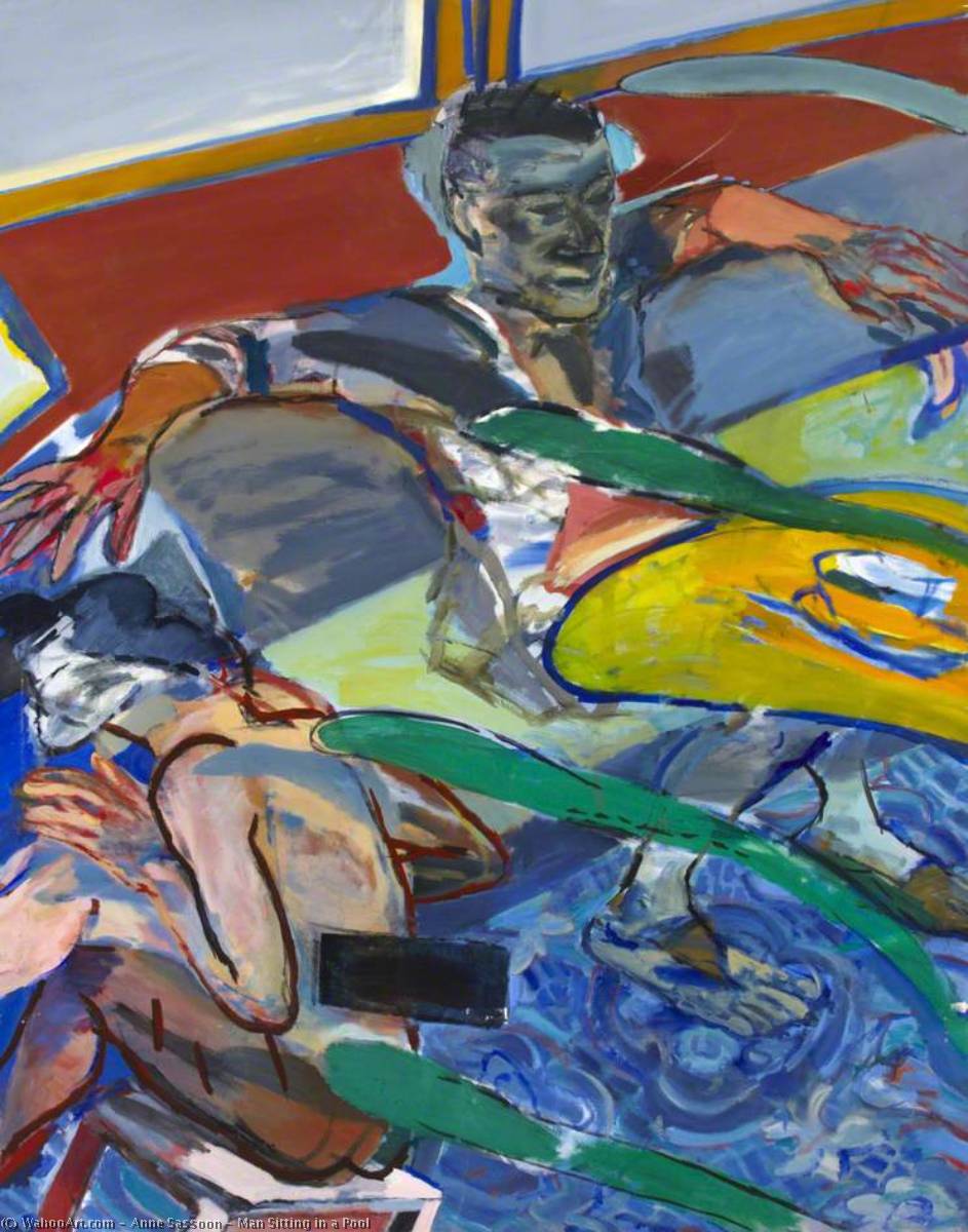 Man Sitting In A Pool — Anne Sassoon