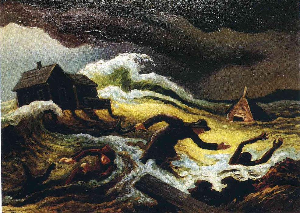 Flight Of The Thielens — Thomas Hart Benton