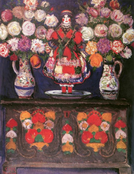 Chest With Tulips — István Csók