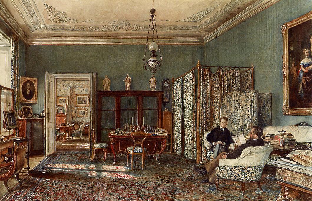 The Morning Room Of The Palais Lanckoronski, Vienna — Rudolf Von Alt