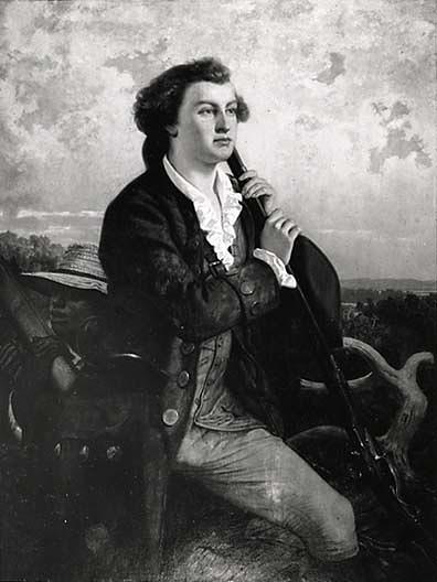 Washington As The Young Surveyor, (painting) — Emanuel Gottlieb Leutze