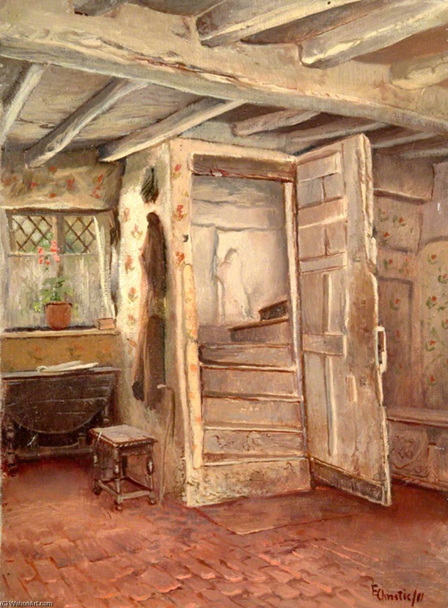 Staircase In Cottage At Limpsfield, Oxted, Surrey — Ernest C. Christie