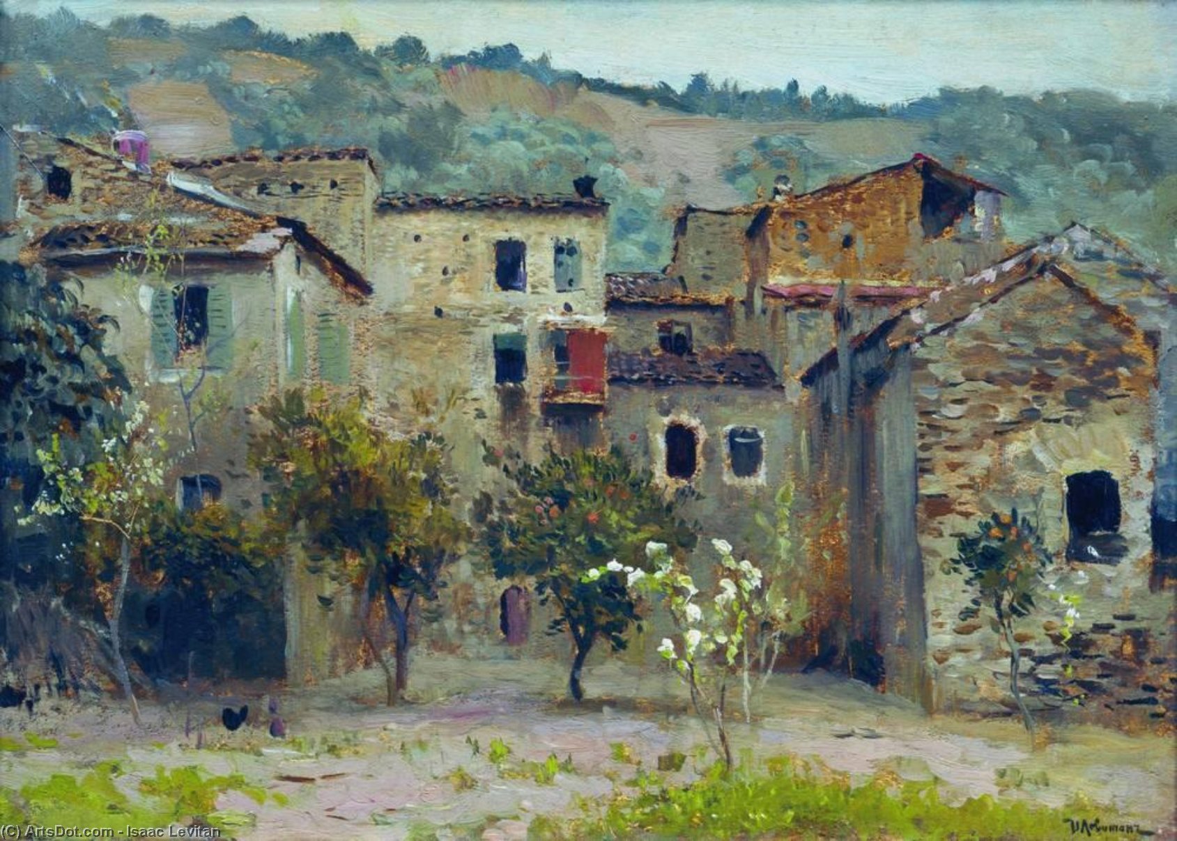 In The Vicinity Of Bordiguera, In The North Of Italy — Isaak Ilyich Levitan