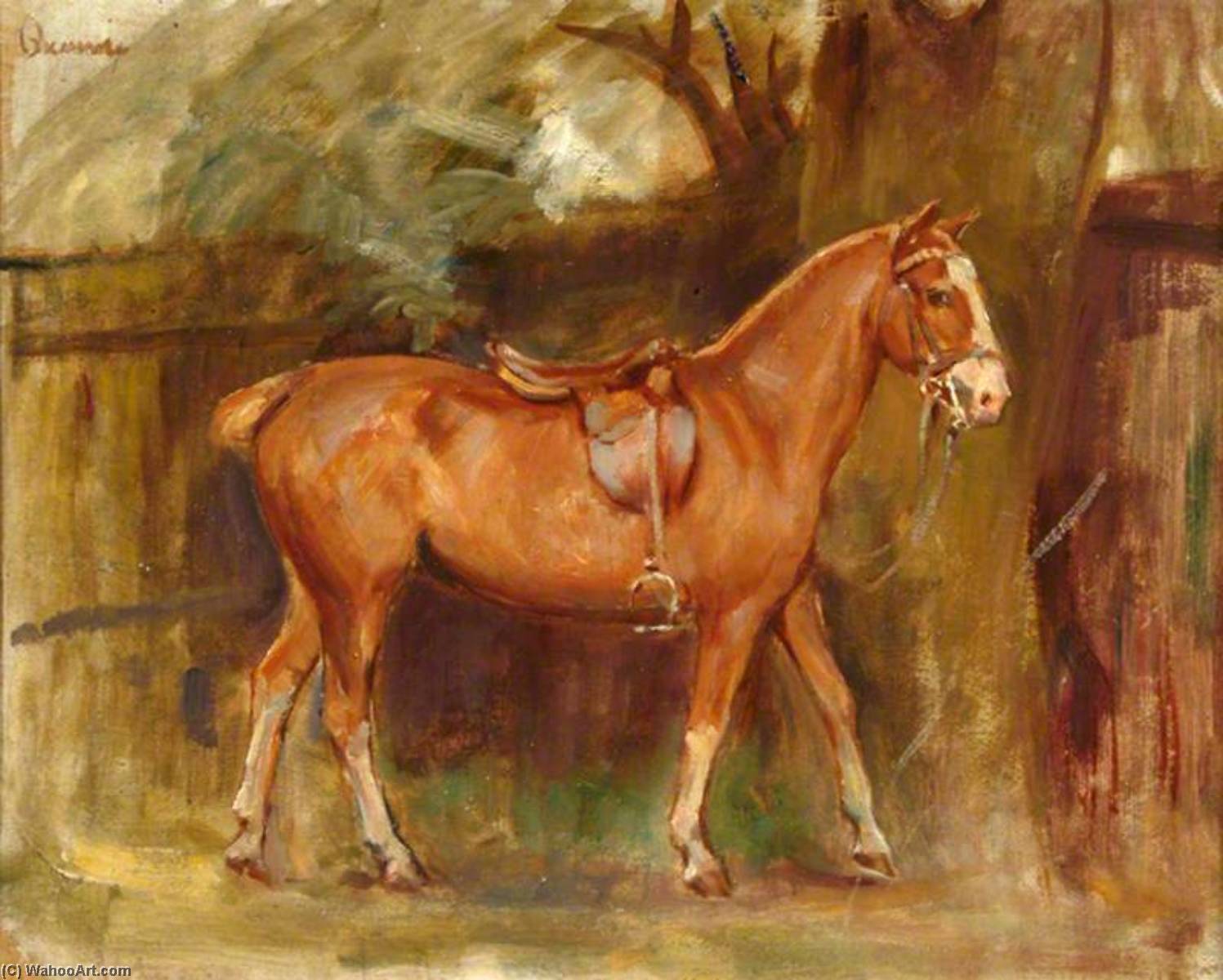 The Chestnut Hunter — Percy Harland Fisher