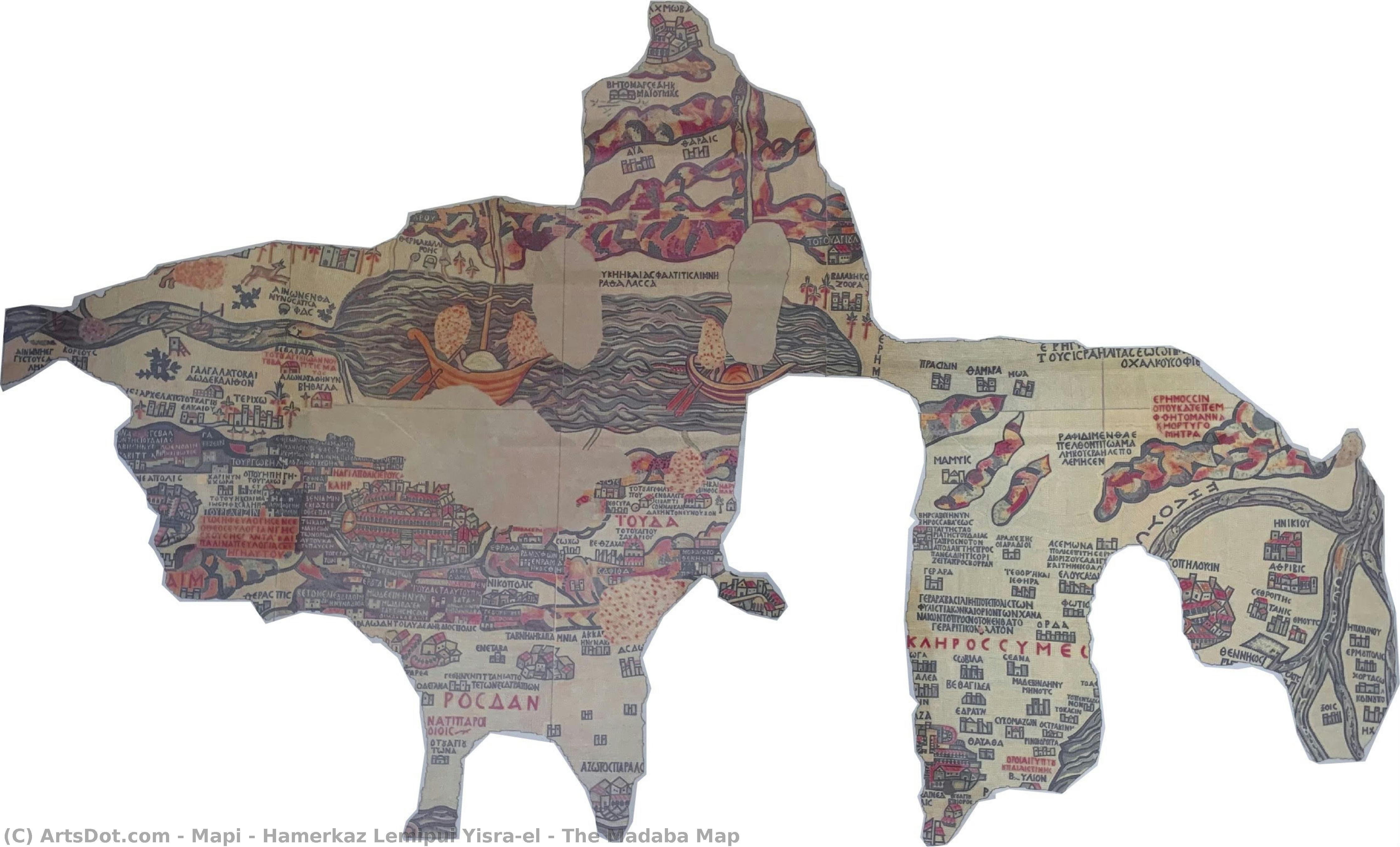 The Madaba Map — Хамэрказ Исраэль