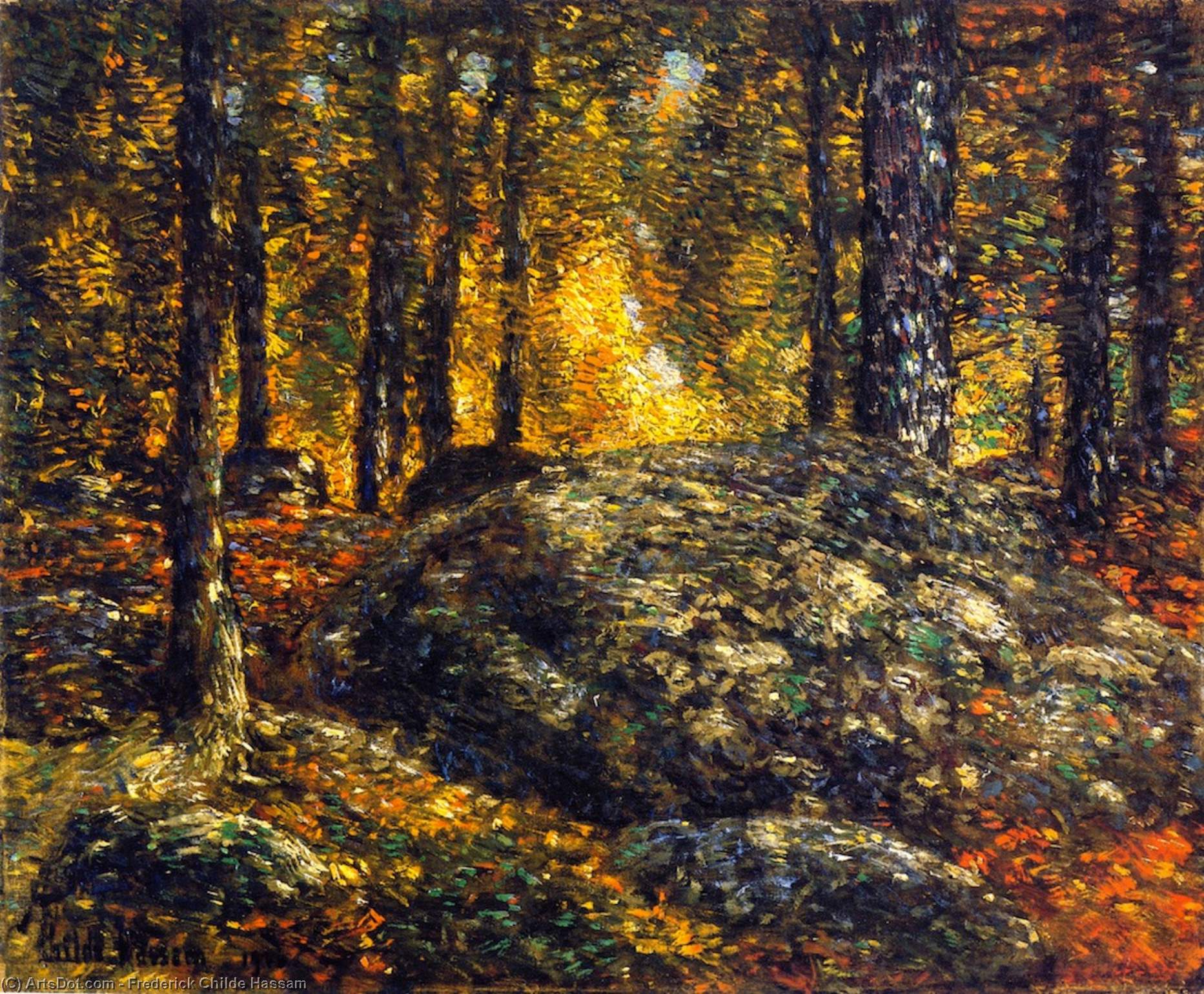 The Jewel Box, Old Lyme — Frederick Childe Hassam