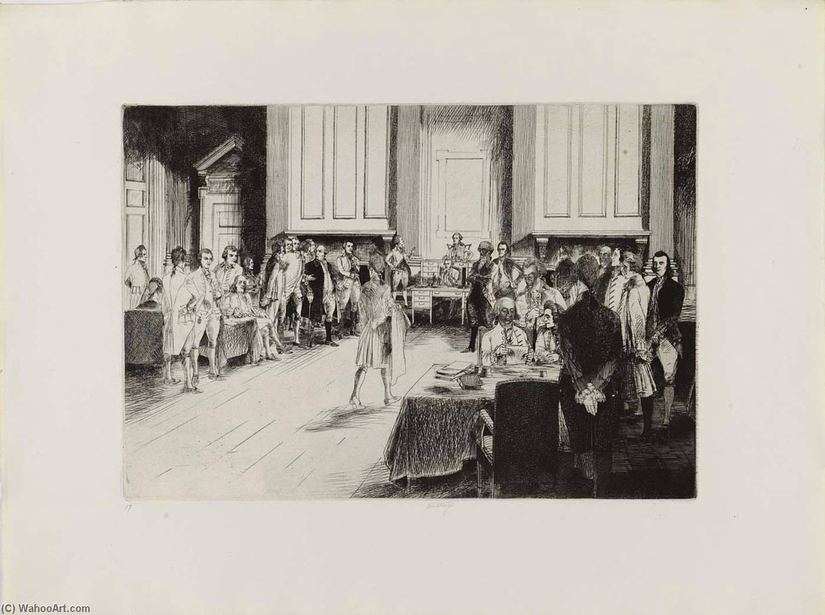 The Constitutional Convention (from The Portfolio The Bicentennial Pageant Of George Washington ) — John W Winkler