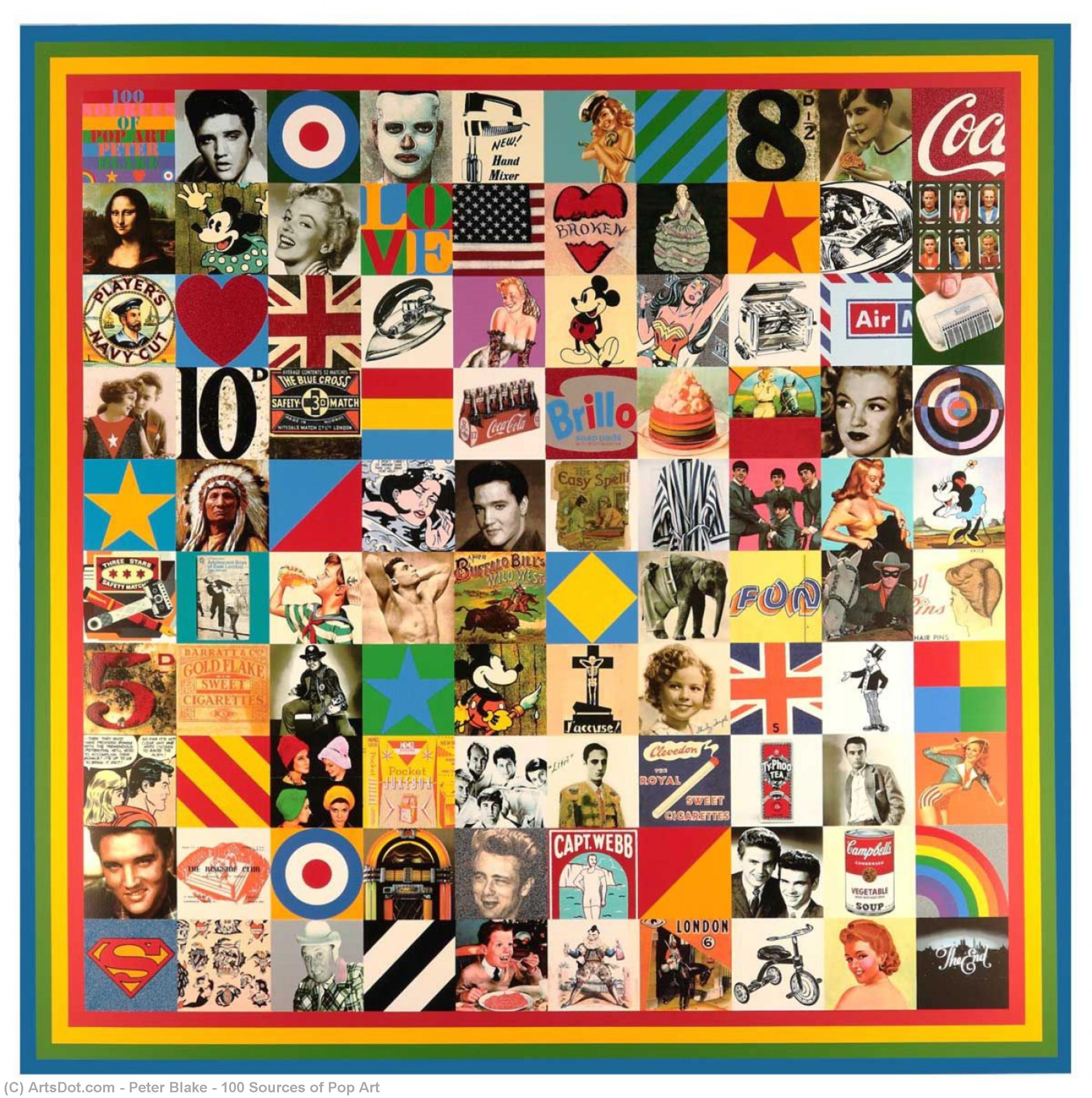 100 Sources Of Pop Art — Peter Blake