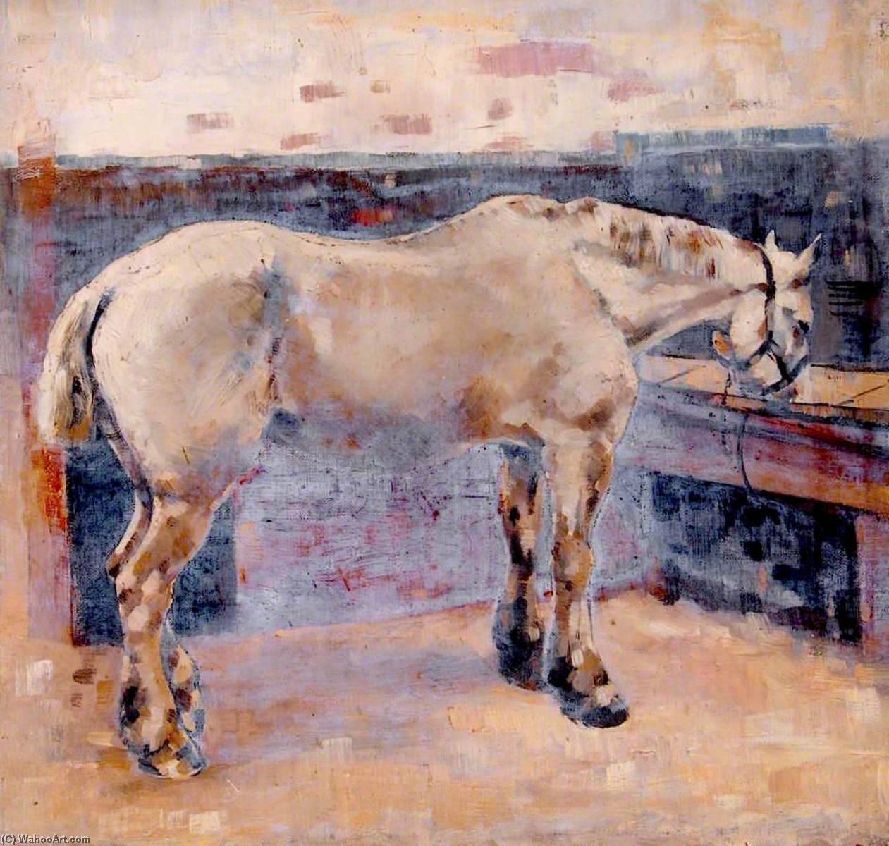 Horse Feeding — William Henry Charlton