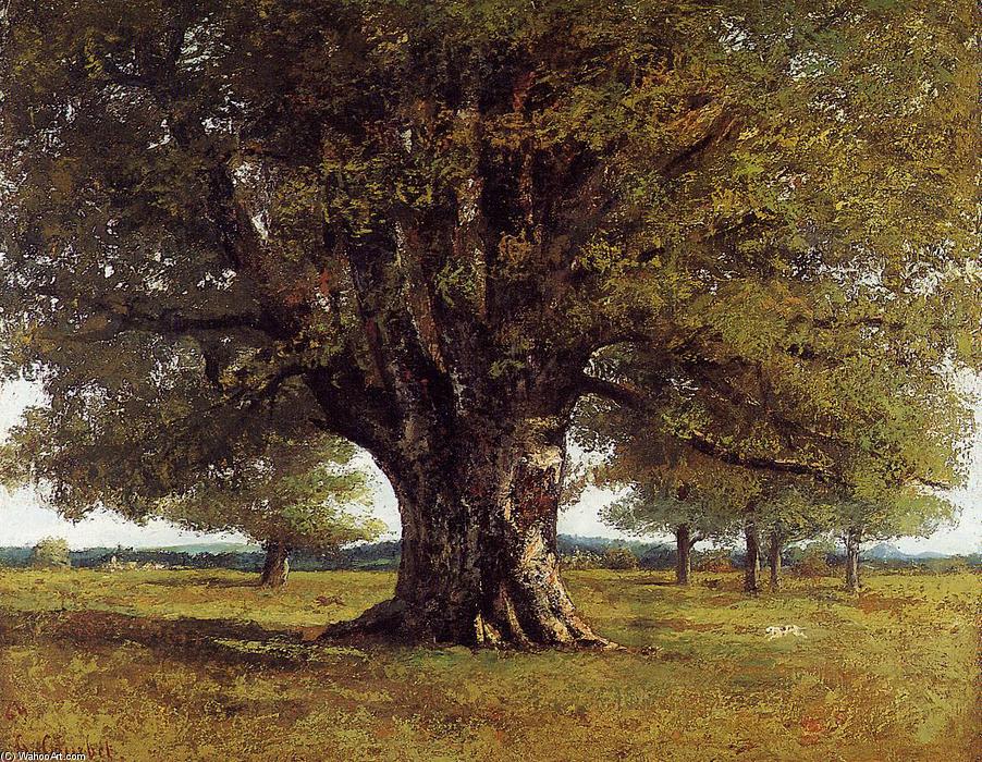 The Oak Of Flagey (the Oak Of Vercingetorix) — Gustave Courbet