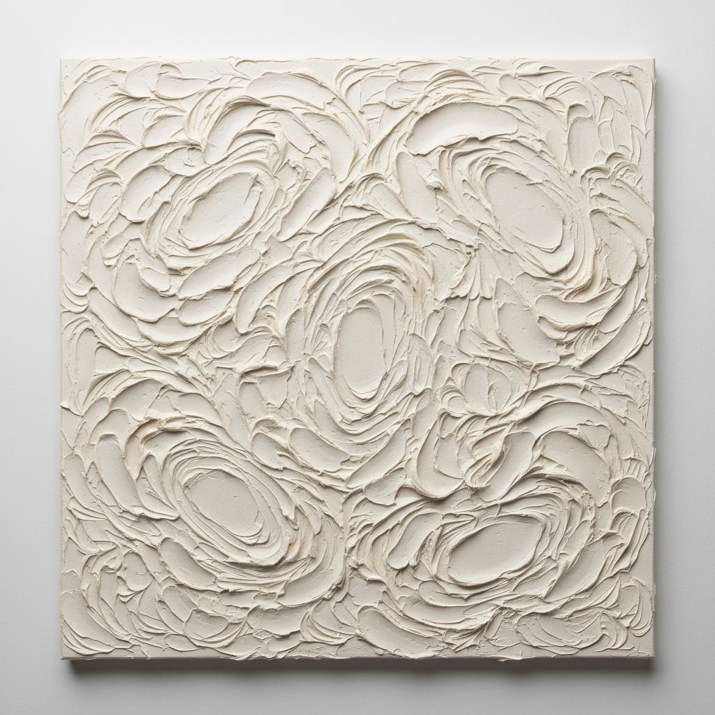 Ethereal Echoes In Ivory: A Meditative Exploration Of Sculptural Topographic Relief — David Moreau